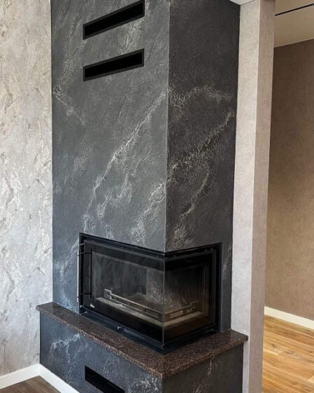 Travertino by Yusfi Hatem, PIANTA DI COR Travertino von PIANTA DI COR, Malergeschäft von Yousfi Hatem, Malermeister, Maestro Stucco Decorativo, Ibach (SZ), Schweiz